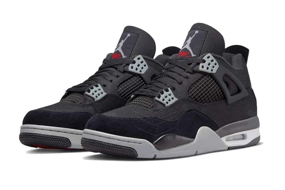 Nike AIR JORDAN 4 Black Canvas / DH7138–006