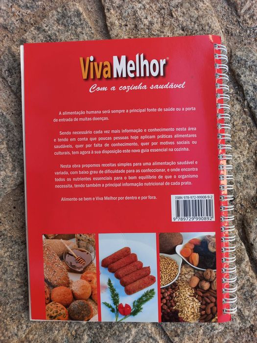Livro de receitas "Viva Melhor com a cozinha saudável"