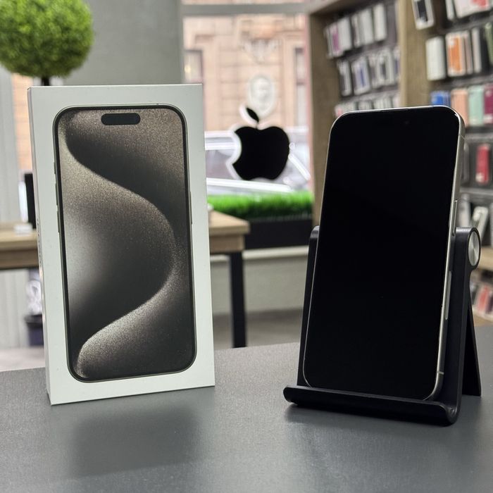 iPhone 15 Pro Natural Titanium 256 GB Магазин / Гарантія