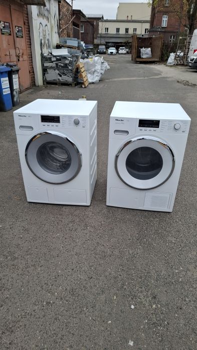 Pralka i suszarka - pompa ciepła Miele, poekspozycja, sklep 14000zł,