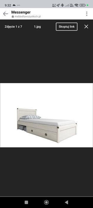 Łóżko młodzieżowe 90x200