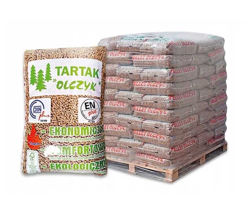 Pellet Olczyk 6 mm EN Plus A1 Certyfikowany, dostawa autem z windą