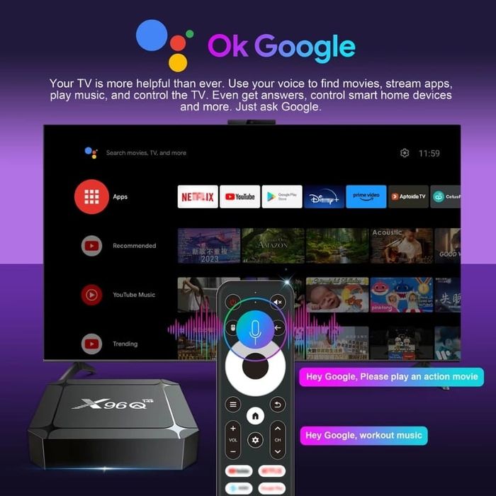 Box X96Q RK3518 2GB RAM 16GB ROM Android 14