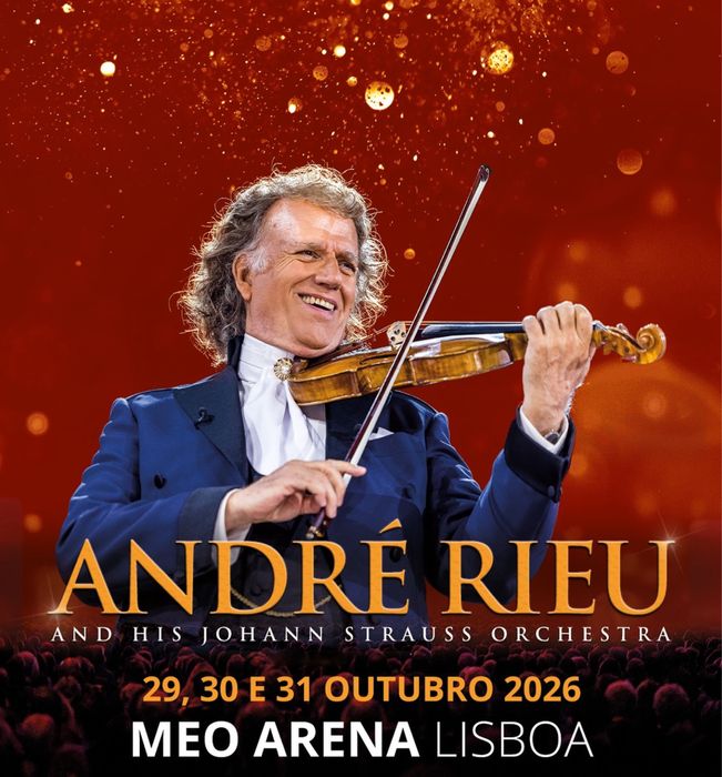 Bilhete fisico André Rieu 29 de Outubro