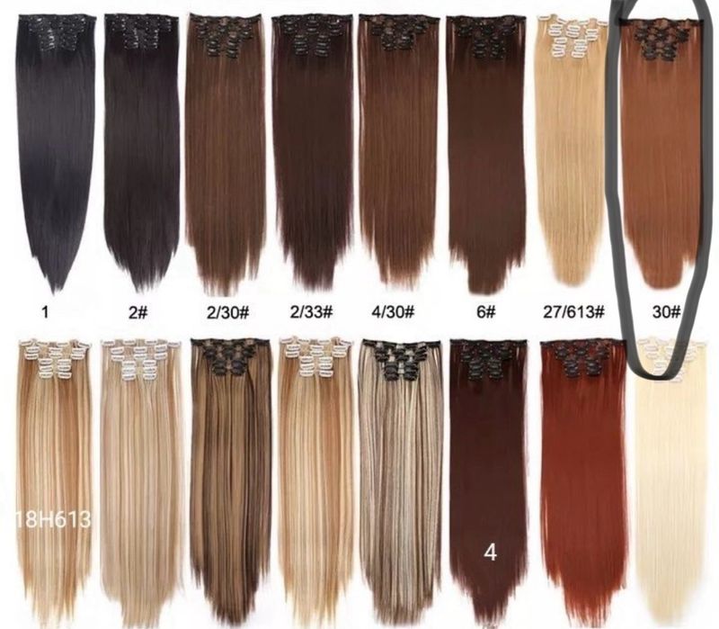 ТЕРМІНОВО Накладне волосся на заколках треси