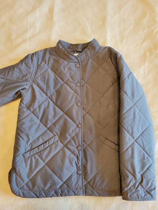 Nylonowa kurtka szara