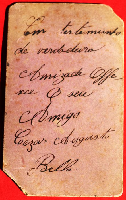 Príncipes D. Carlos de Bragança e D. Amélia de Orleães noivos CDV