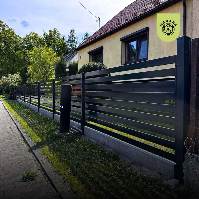 Ogrodzenia, przęsła spawane przęsła palisadowe nowoczesne ogrodzenie
