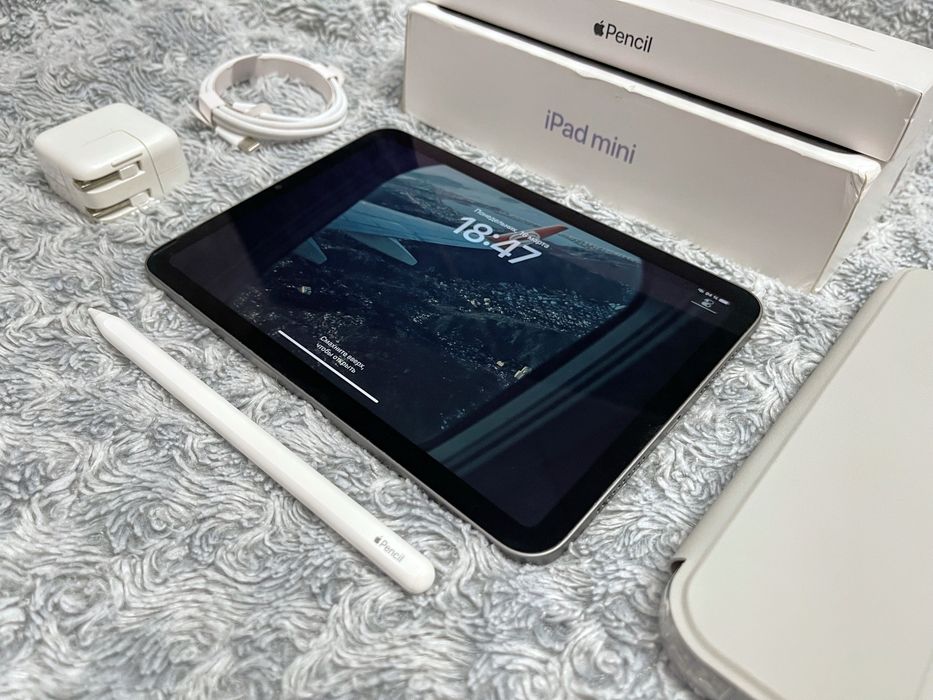 IPad Mini 6 (64 gb) wi-fi + стекло, как новый! А2567