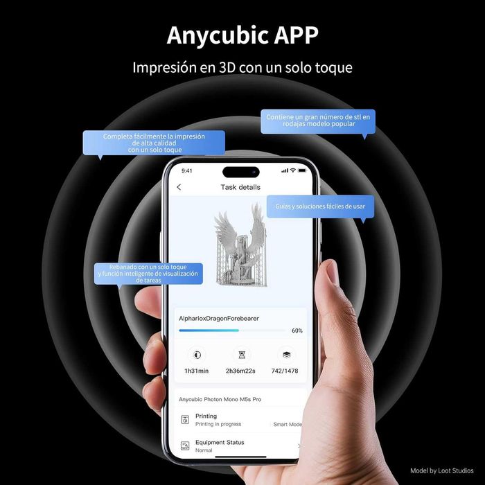 3D принтер з вирівнюванням Anycubic Photon Mono M5s Pro 14K