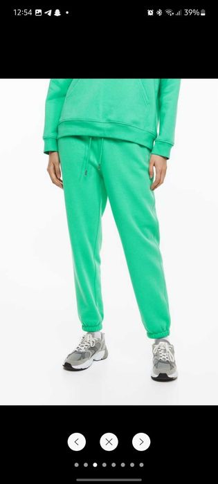 H&M штани зелені,штанцІ спортивні ,спортивні на кнопках