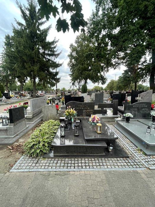 Nagrobek pomnik granitowy podwójny