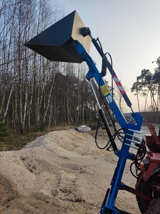 Nowy ładowacz hydrauliczny tur na tył Łyżka do piachu ziemi SOLIDNA