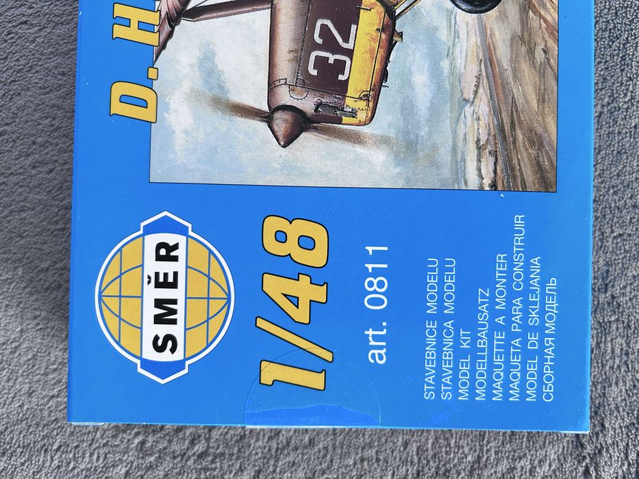 Samolot D.H.82 Tiger Moth model do sklejania Smer 0811