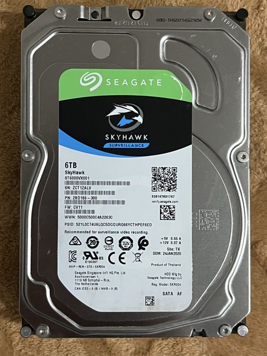 HDD Seagate SkyHawk 6tb