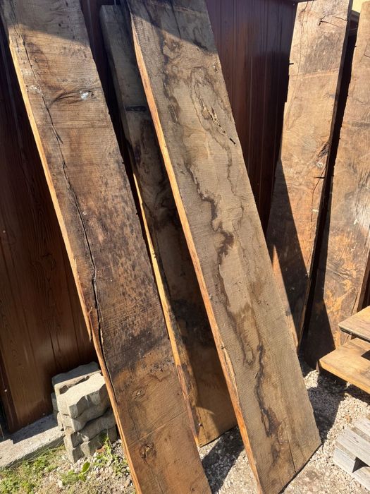 Deski dębowe leżakowane