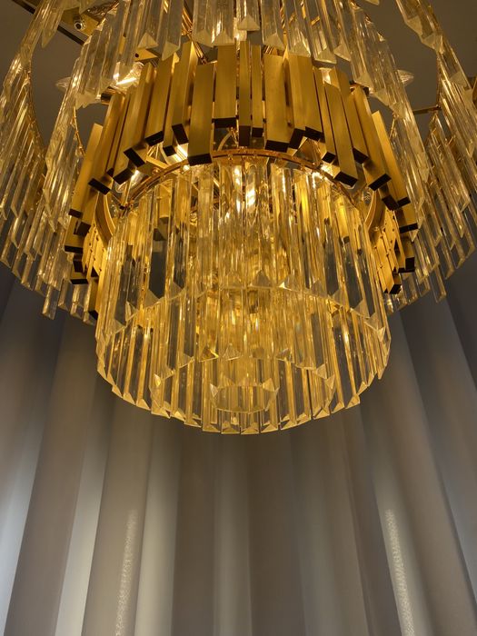Lustre grande de cristal diâmetro 90cm