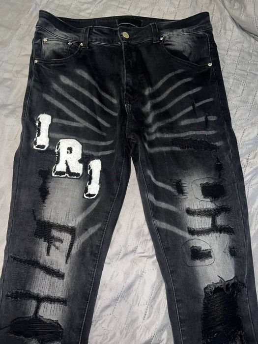 Джинси 31 чоловічі amiri з потертостями