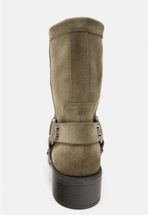 Ботинки чоботи козаки zara