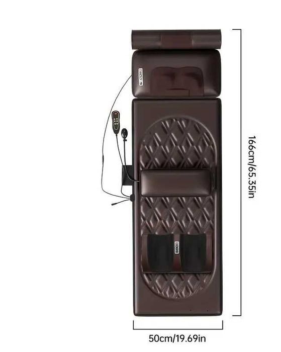 Електричний масажний матрац для спини шиї і ніг масажер з підігрівом