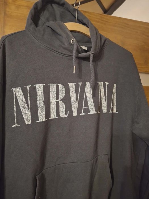 Bluza z kapturem H&M,unisex,bawełna rozm.M