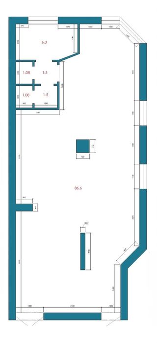 Комерційне приміщення 102м2 Куліша ЖК Manhattan Креатор буд