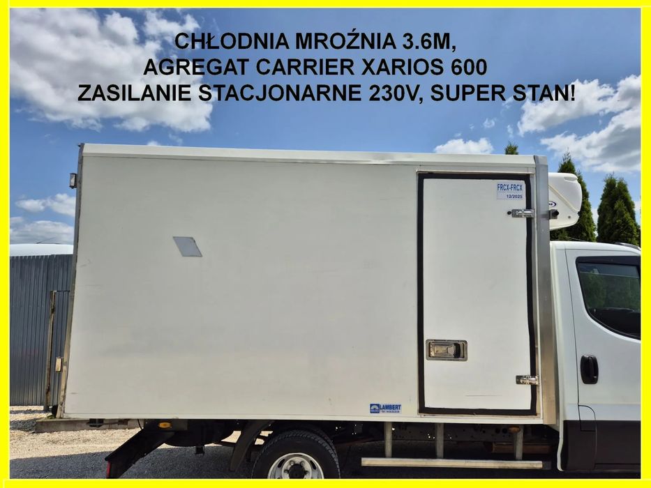 Chłodnia Mroźnia 3.6m 2017 rok Carrier Xarios 600 zasilanie stacjonarne 230v , 2 parowniki, stan bdb!