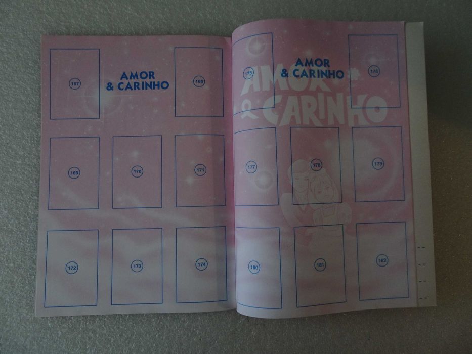 Caderneta de cromos vazia Amor & Carinho