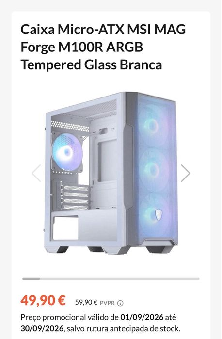 Caixa Forge M100R ARGB