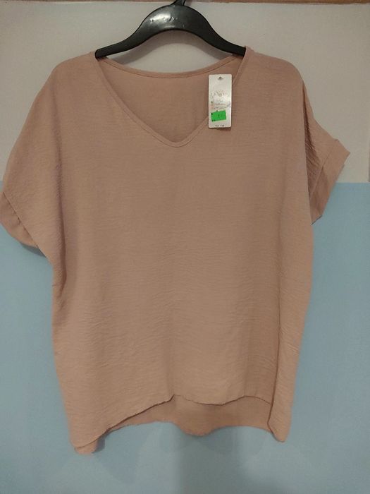 Bluzka damska kr. rękaw r. XXXL 46,48 NOWA