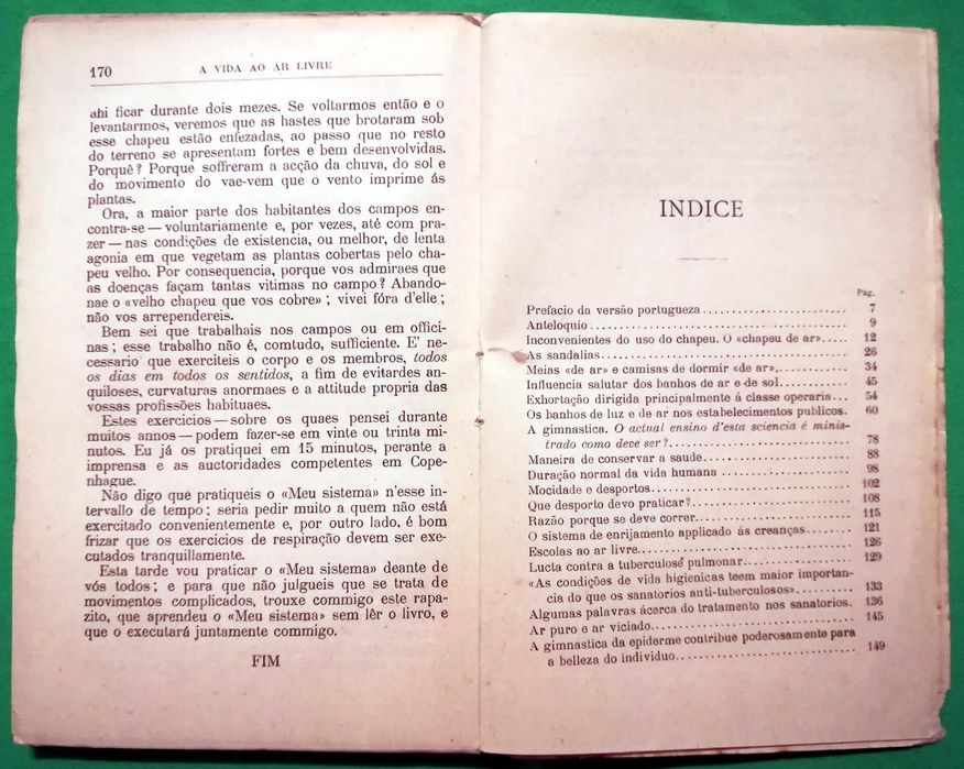 A vida ao ar livre de J. P. Muller, 1ª edição, por abrir