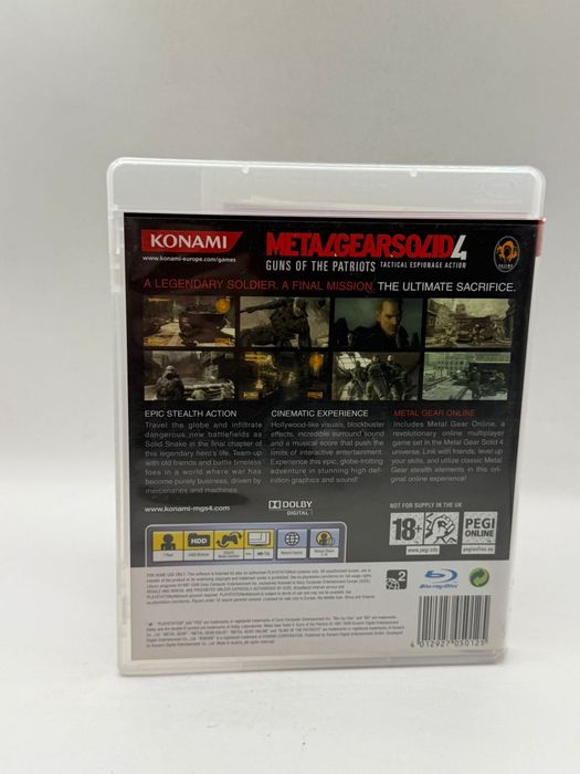 Metal Gear Solid 4 3xA Ps3 nr 3019