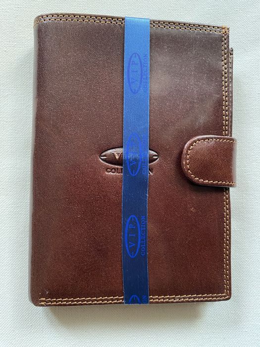 Meski portfel skorzany VIP COLLECTION
