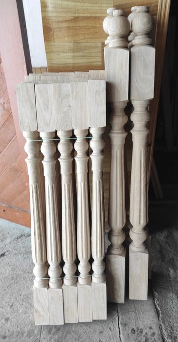 Точені дерев'яні балясини. Сходи! Сходинки! Перила! ВИРОБНИК!