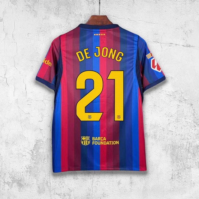 Koszulka FC Barcelona sezon 26/27 domowa DE JONG 21 La Liga szybka wysyłka do 24h