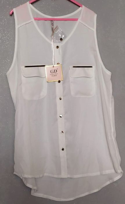 Golden Days Paris bluzka bez rękawów M/L