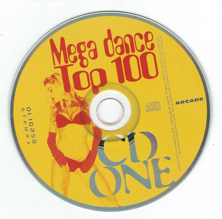 4 CD Mega Dance Top 100 (1996) (Fat Box Case) (Arcade)
