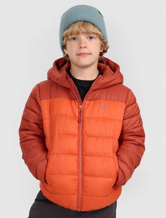 4F kurtka puchowa chłopięca 122-164