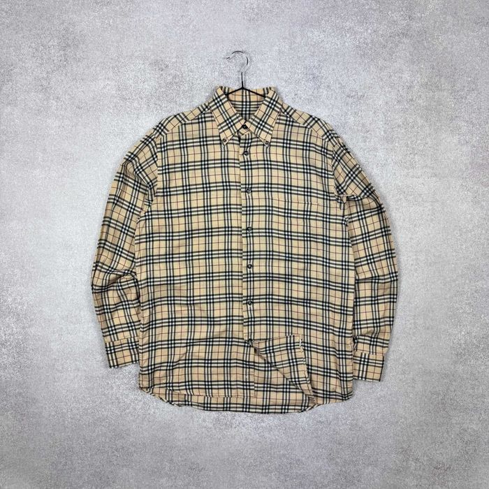 Чоловіча орігинальна вінтажна сорочка burberry london nova check