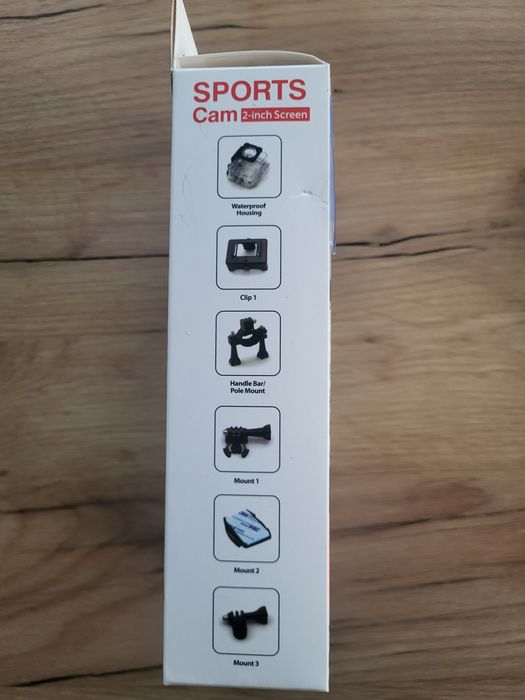 Mini Sportowa Kamera Action Cam Full HD z Akcesoriami