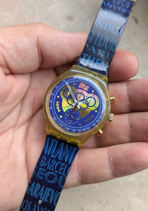 Swatch Chrono 100 lecie olimpiad 1994
