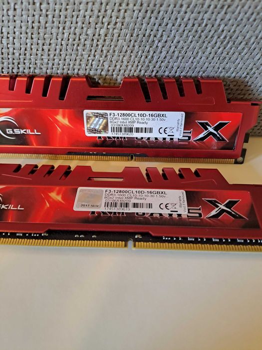 Memórias RAM 16GB G.Skill Ripjaws X DDR3 a 1600 Mhz