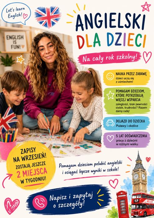 Angielski dla dzieci | Dojazd | Puławy i okolice