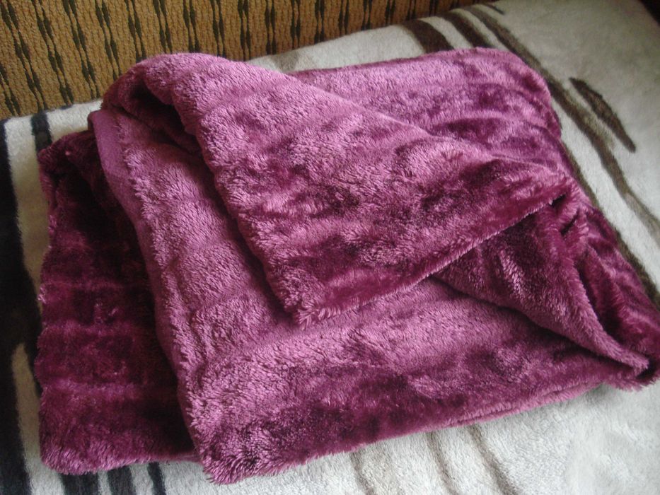 Фирменный очень теплый плед/покрывало, одеяло теплое