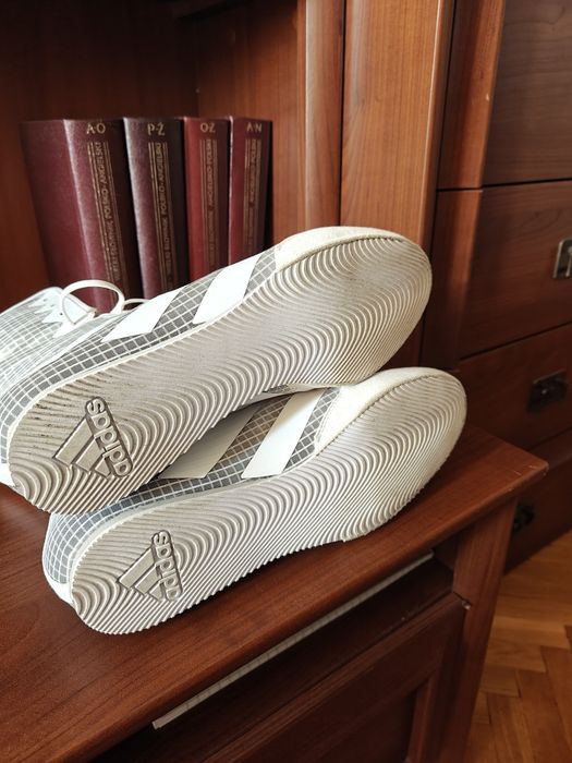 Buty Bokserskie Adidas Box Hog 4 (Białe)