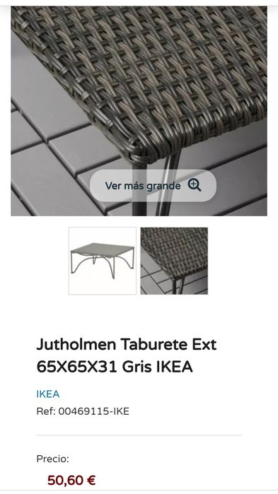 Mesa de Apoio Exterior JUTHOLMEN (IKEA)