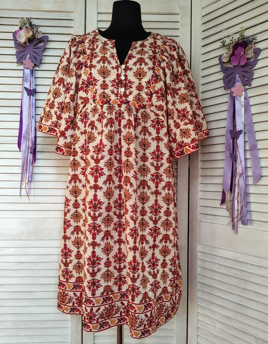 Лёгкое, натуральное платье в этно, бохо стиле fatface