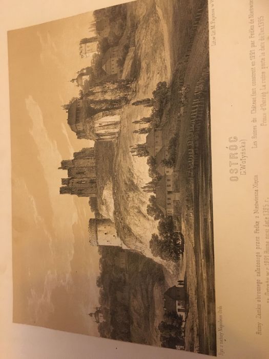 Litografie stare Napoleon Orda oryginał 1875 Podole Wolyn