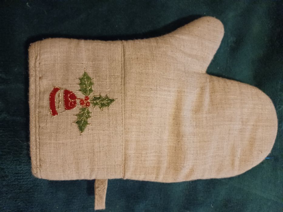Luva natal de forno