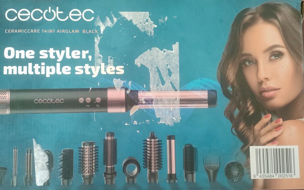Modelador cabelo multifunções 14 em 1